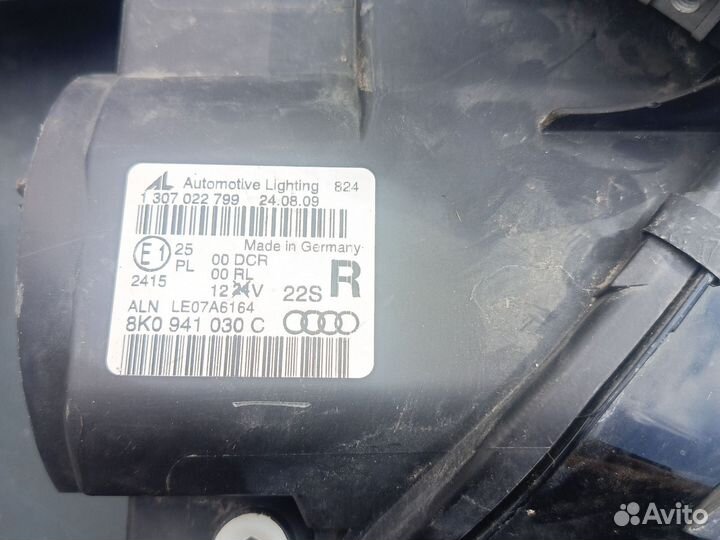 Фара правая Audi A4 (B8), 2009