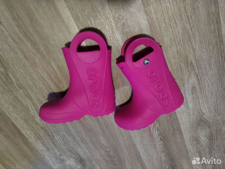 Сапоги Crocs для девочки, 12 размер