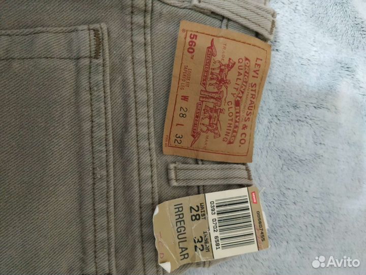 Джинсы levis новые