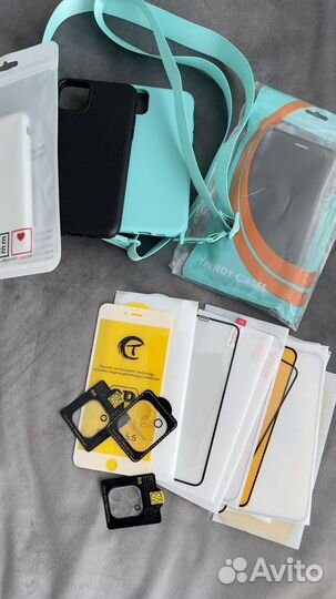 Защитные стекла iPhone чехлы