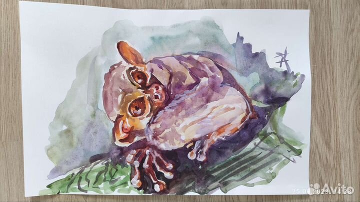 Акварельные рисунки