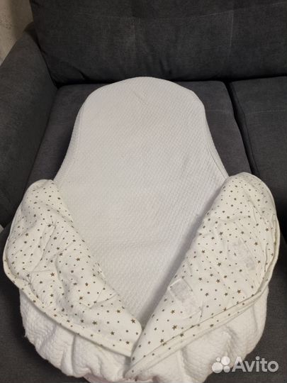 Кокон зевушка и мобиль Fisher price