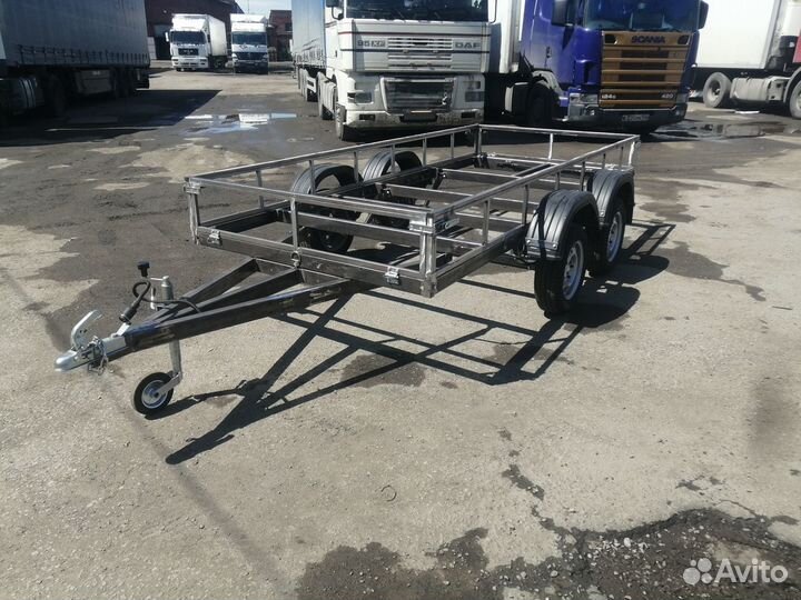 Прицеп новый двухосный, с птс
