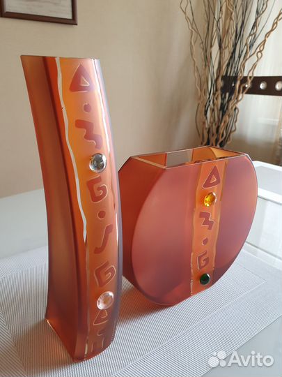 Стильные вазы 2 шт