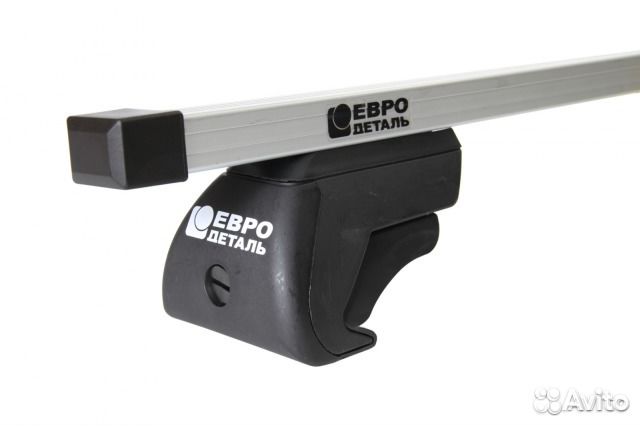 Багажник автомобильный на рейлинги алюминий 110см
