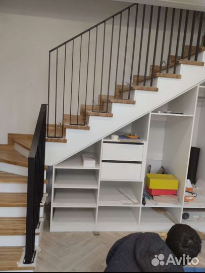 Лестница из металла