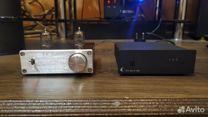 Предусилитель FX-audio и цап Pro ject dac box s