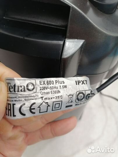 Внешний фильтр Tetra EX 600 Plus