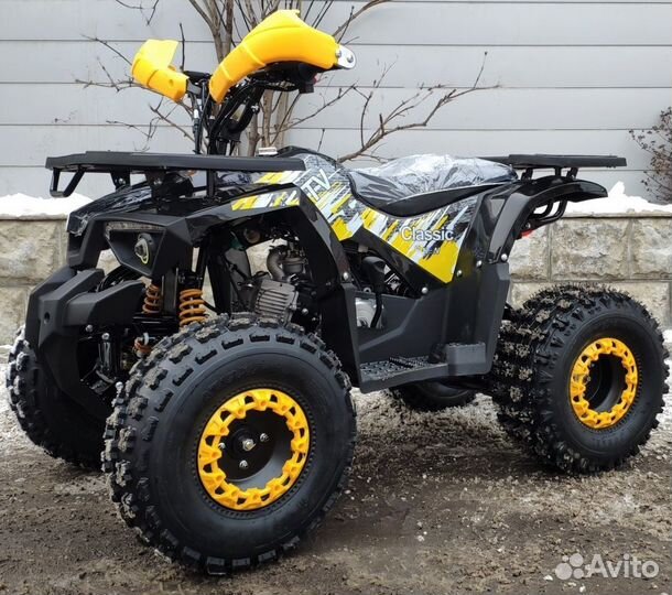 Квадроцикл Avantis Hunter 8 черно-желтый Витрина