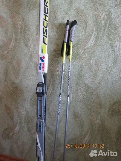 Беговые лыжи Fischer в комплекте с ботинками