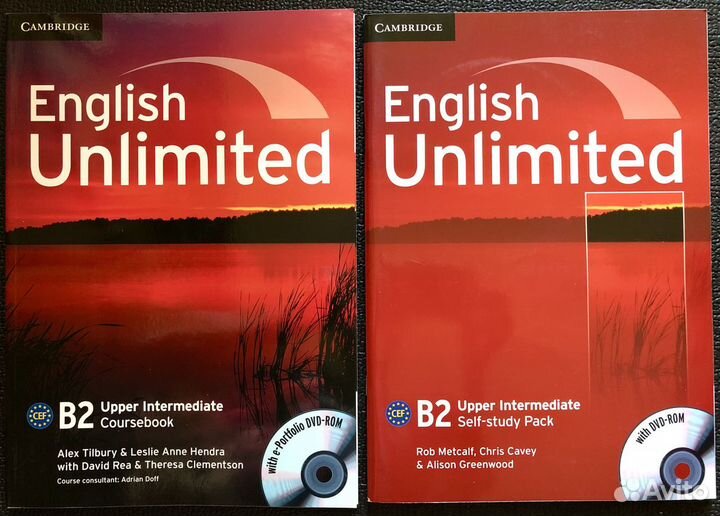 Книги 2 шт English Unlimited upper-intermediate B2