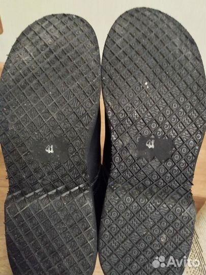 Мужские кожаные ботинки 41размер