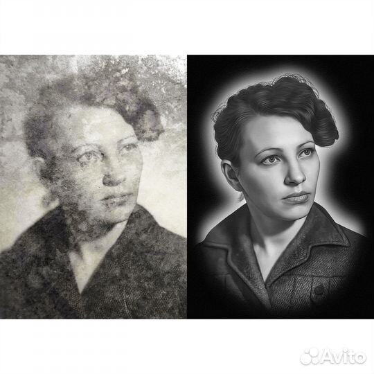 Реставрация фотографий, ретушь фото на памятник