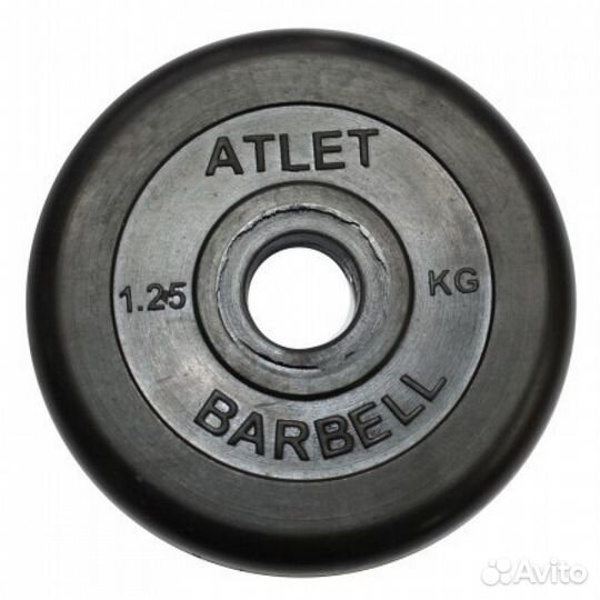 Блин Barbell 1,25 кг (обрез)
