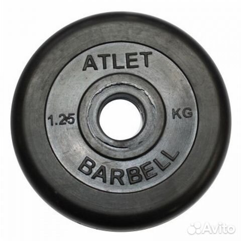 Блин Barbell 1,25 кг (обрез)
