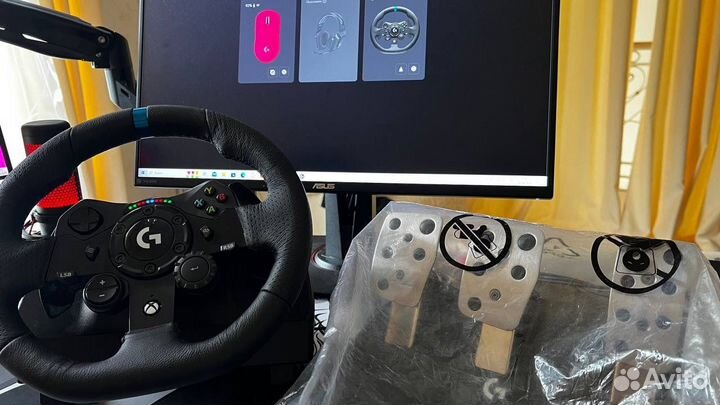 Руль logitech g923