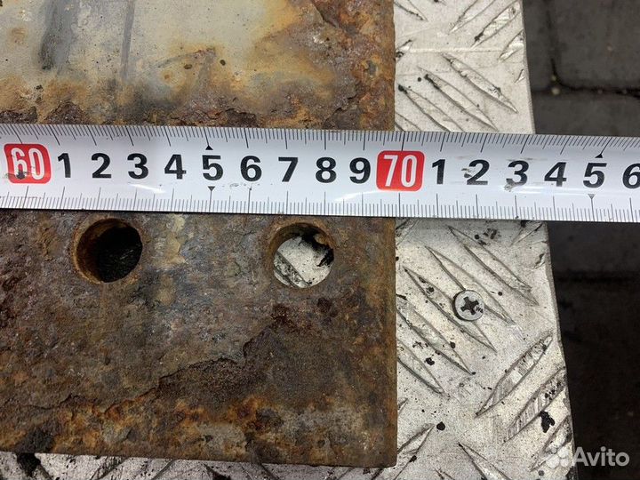 Плита под седло 880х645х12 Daf XF105