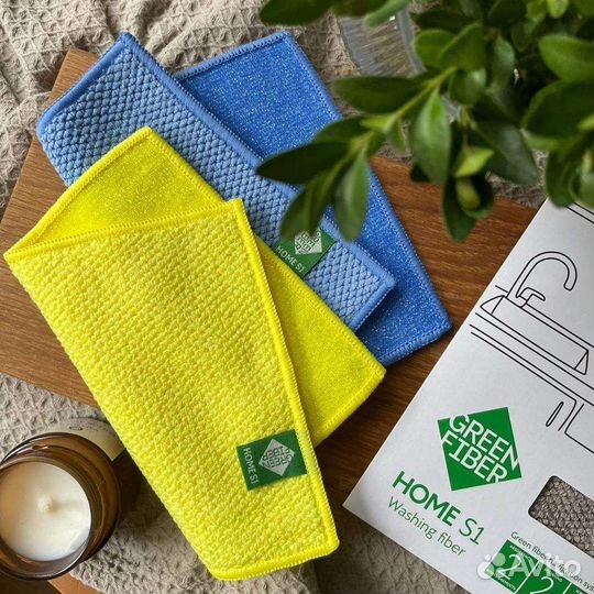 Гринвей экологические файберы для посуды и стекла