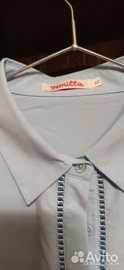 Школьная рубашка 46-48р