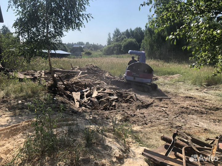 Демонтаж домов, снос и вывоз