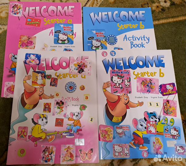 Учебник welcom Started a и b