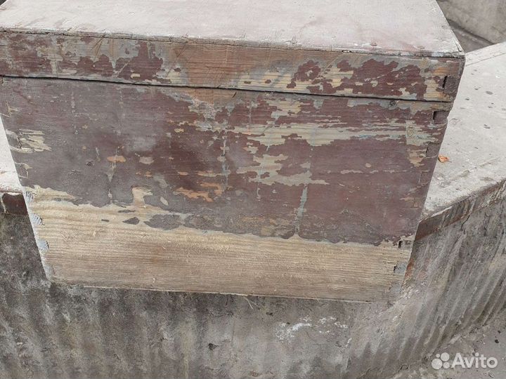 Чемодан деревянный