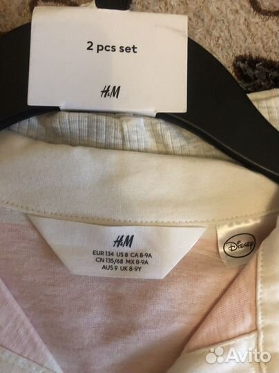 Комплект новый девочкам hm 134см