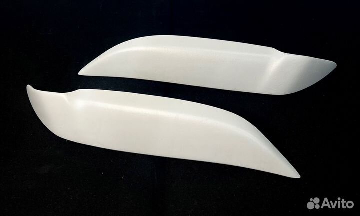 Реснички на фары renault logan 2004