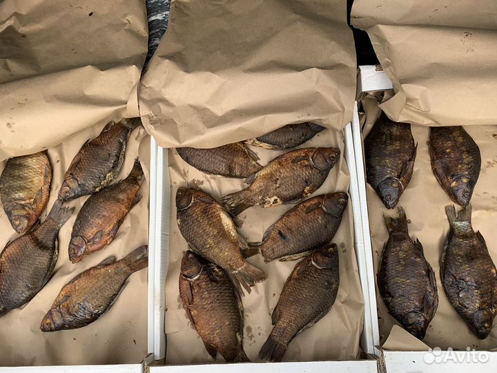 Карась горячего копчения