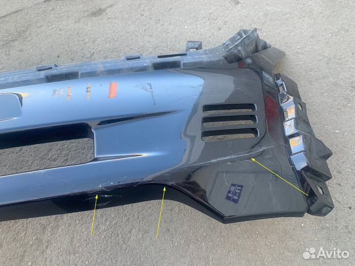 Накладка переднего бампера Outlander 3 (c 2018)