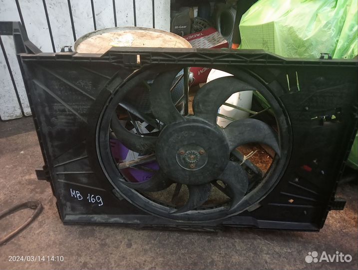 Вентилятор радиатора w169 w245