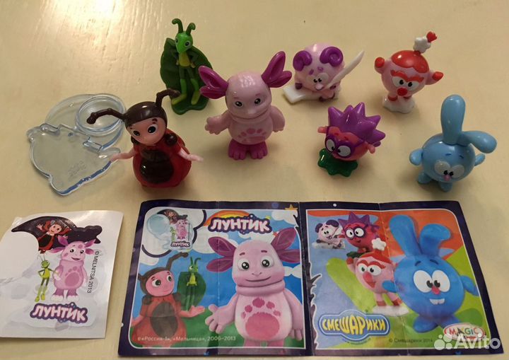 Серии киндер-сюрприз, мультфильмы