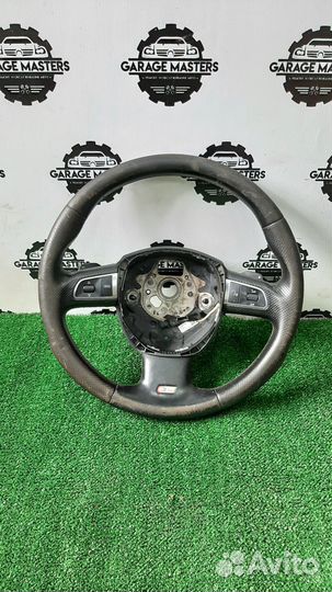 Руль S line audi q7 с лепестками