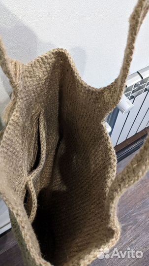 Cумка из джута ручная работа