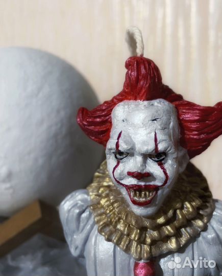 Свеча восковая декоративная «Пеннивайз». «Оно»