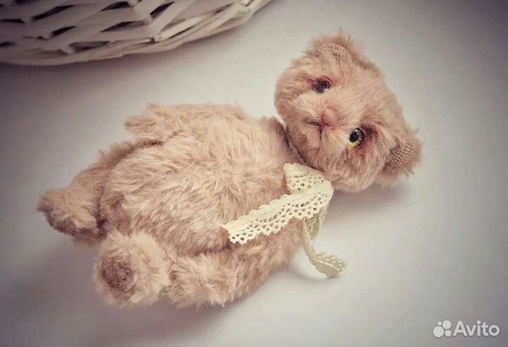 Игрушка ручной работы мишка тедди