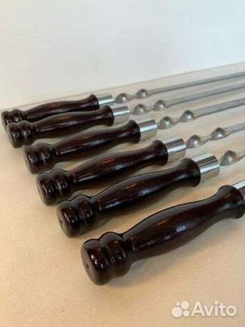 Шампура с деревянной ручкой