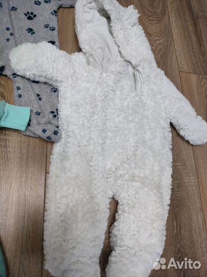 Комбинезон из футера с начесом 56