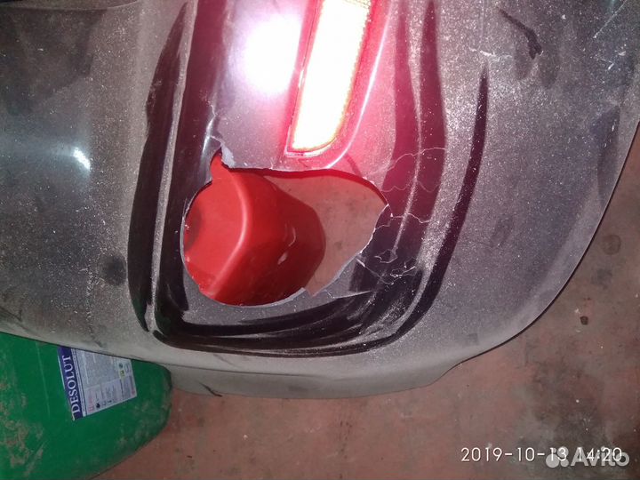 Задний бампер mitsubishi lancer X