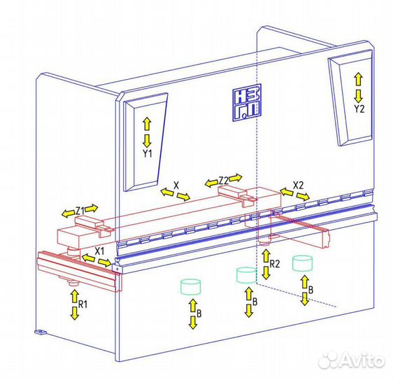 Листогиб с чпу 80 тонн 3200 мм Delem