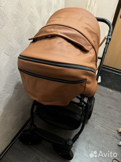 Коляска 2 в 1 эко кожа