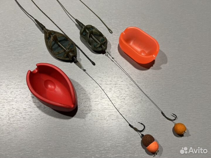 Монтажи карповые: инлайн; вертолет; скользяк; флэт