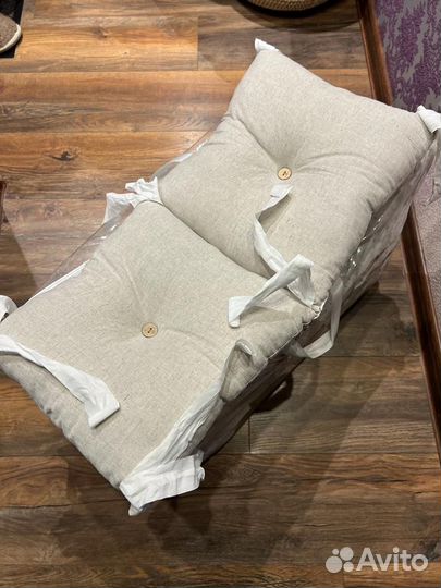 Бортики в детскую кроватку лен