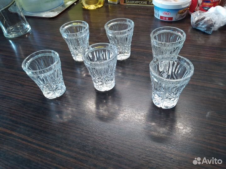 Набор хрустальных рюмок СССР