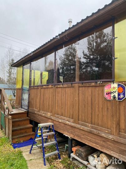 Мягкие окна для уличных кафе, павильонов, складов