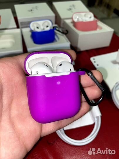 AirPods 2, Pro 2, 3 + чехол в подарок