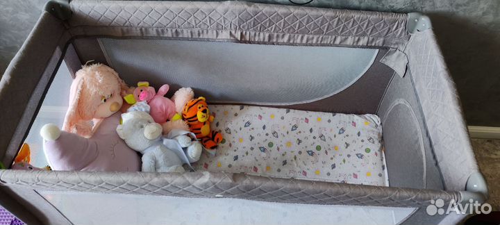 Детская кровать манеж с матрасом