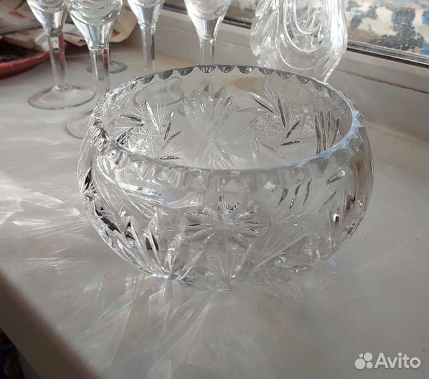 Ваза хрустальная СССР