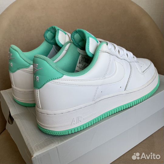 Кроссовки Nike Air Force 1'07 White Mint Оригинал