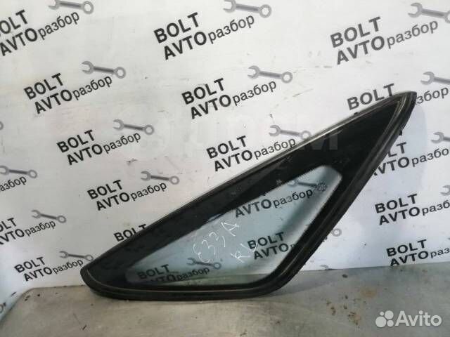 Стекло собачника заднее левое левое Mitsubishi